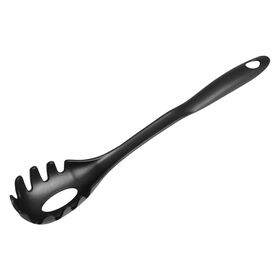 Colher Esparguete Plástico Preta Basic Kasa