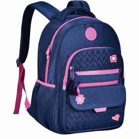 Mochila Azul Patches