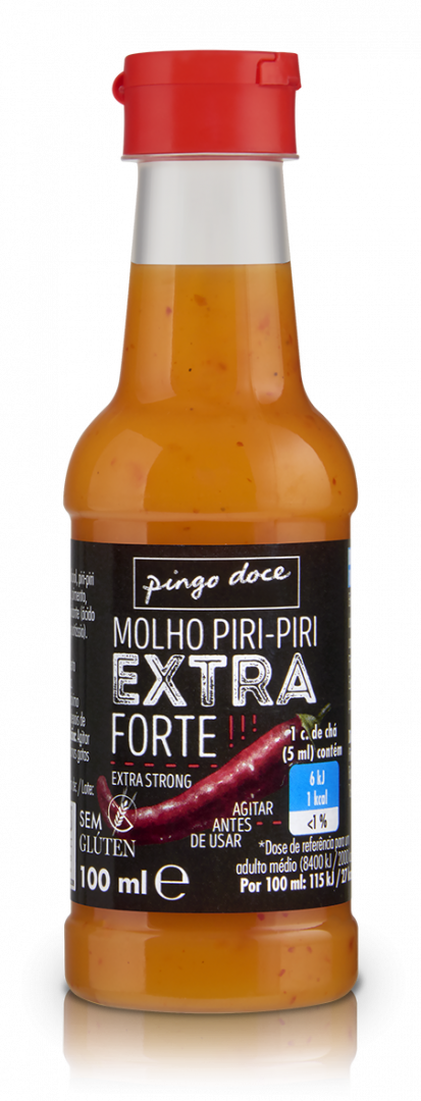 Molho Piri-Piri Extra Forte Pingo Doce 0.1L