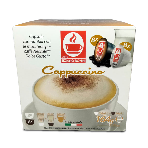 Cappuccino Dolce Gusto 16 Cápsulas Bonini (04-03-2026)