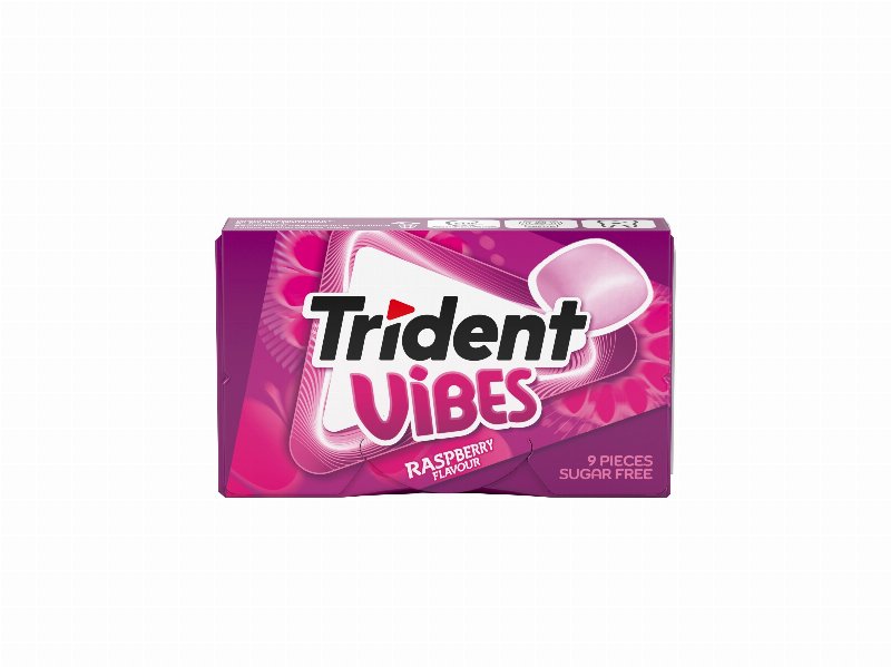 Pastilhas Sem Acucar Trident Vibes Clutch Framboesa 21 gr