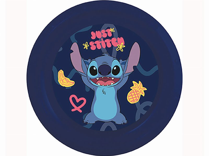 Prato Reutilizável Disney Stitch 22Cm