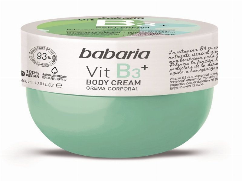 Creme Corporal Vitamina B3 Babaria 400 ml.