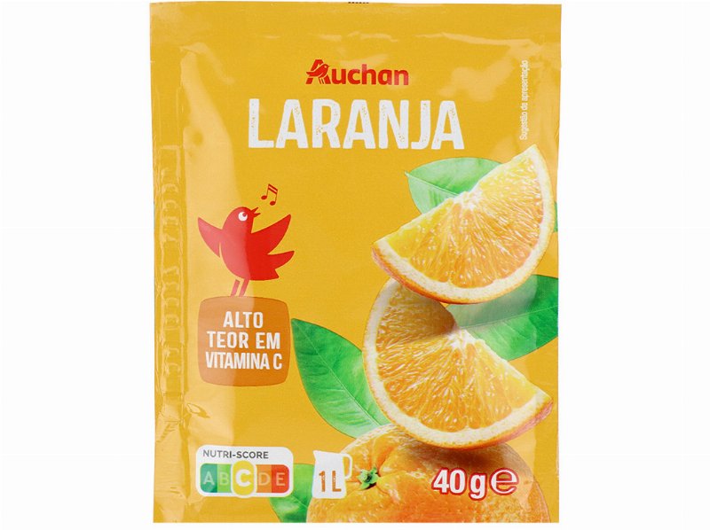 Bebida Auchan Instantânea Laranja 40 g