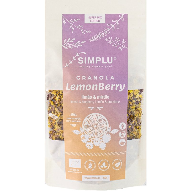 Granola De Limão E Mirtilo 300 g