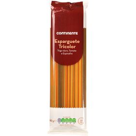 Massa Esparguete Tricolor Continente 500 gr