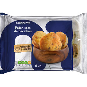 Pataniscas De Bacalhau Continente 6 X 50 gr