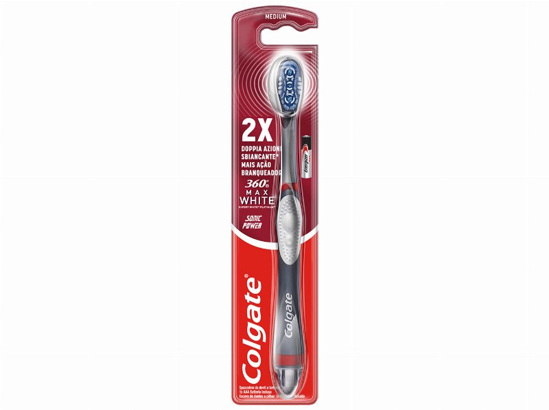 Escova De Dentes Bateria Max White Colgate 1Un