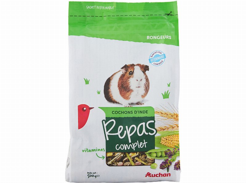Comida Para Porquinho Índia Auchan Menu Completo 500 g