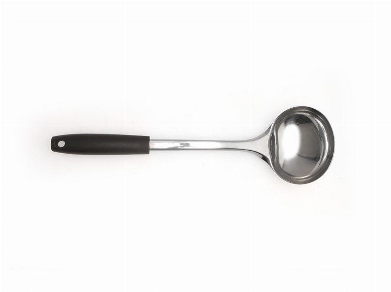 Concha Actuel Em Inox Com Cabo De Plástico Castanho