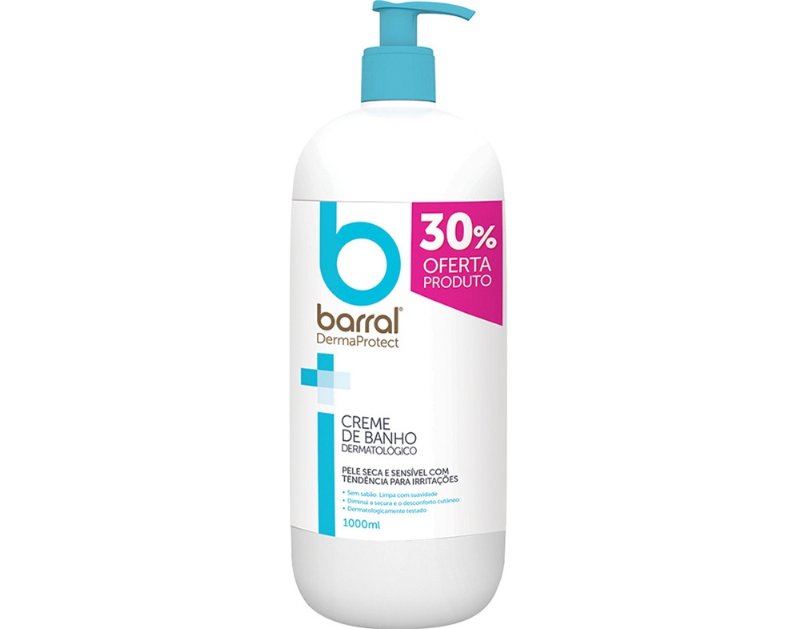 Creme Barral Banho Dermaprotect 1 l 30% Desconto Incluído