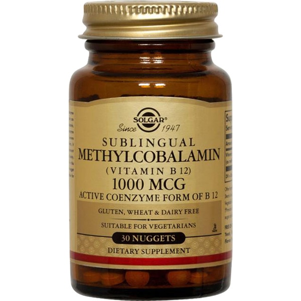 Methycobalamin Vitamina B12 Sublingual 1000Mcg 30 unidades