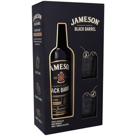 Jameson Black Barrel Com 2 Copos Whisky Irish