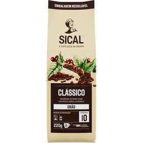 Café Em Grão Torrado Clássico Int 10 Sical 220 gr