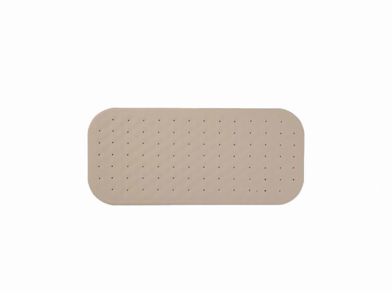 Tapete Anti-Derrapante Actuel Borracha Bege 76X34.5Cm