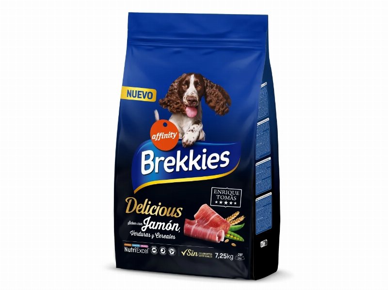 Ração Cão Brekkies Delicious Presunto 7.25 kg
