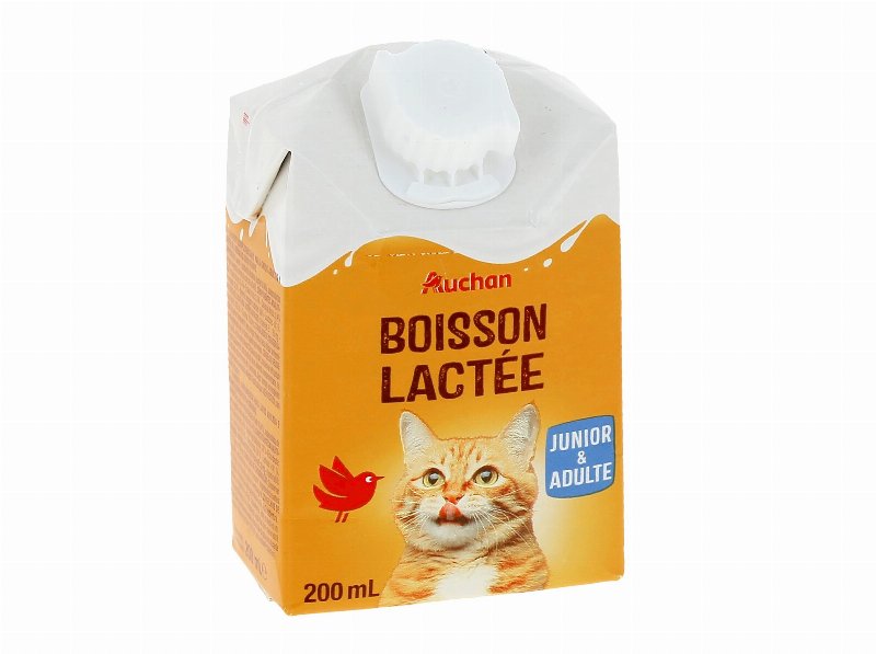 Leite Para Gato Auchan Júnior E Adulto 200 ml