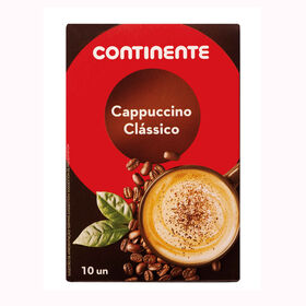 Cappuccino Solúvel Clássico Continente 10 Un