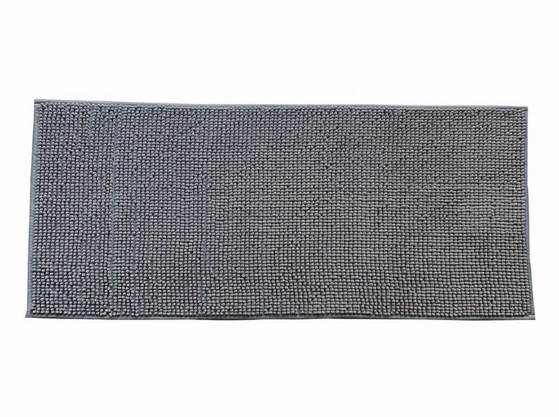 Tapete Casa De Banho 95% Poliester Reciclado Actuel 900 g Cinzento 50X120Cm