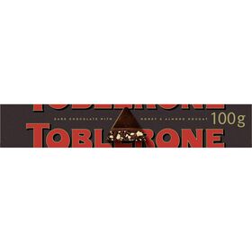Tablete De Chocolate Negro Com Mel E Amêndoas Toblerone 100 gr