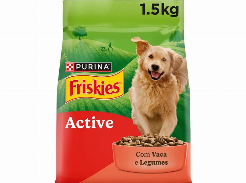 Ração Para Cão Friskies Active Com Vaca 1.5 kg