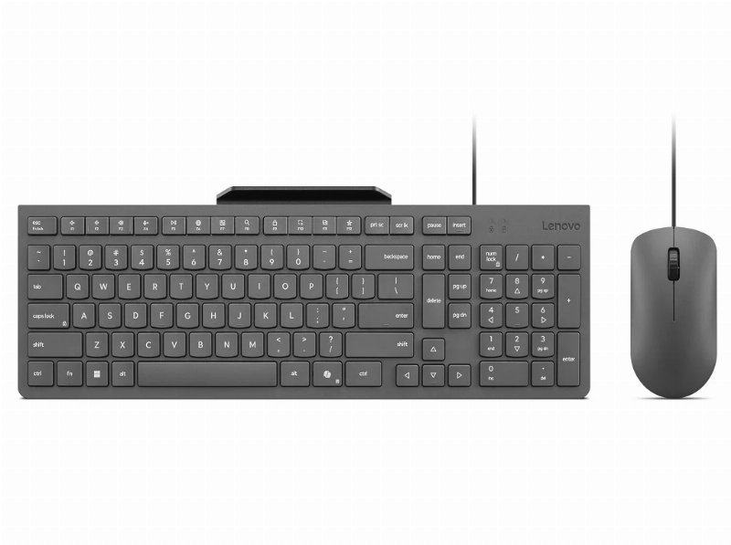 Teclado + Rato Com Fio Lenovo 310 Usb-A Preto