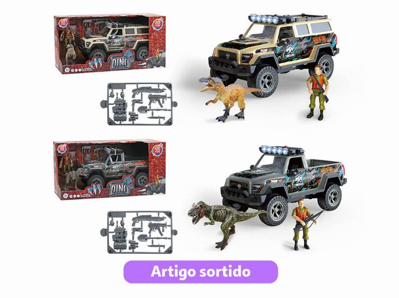Jipe Aventura One Two Fun Dino 5 Peças Modelos Sortidos