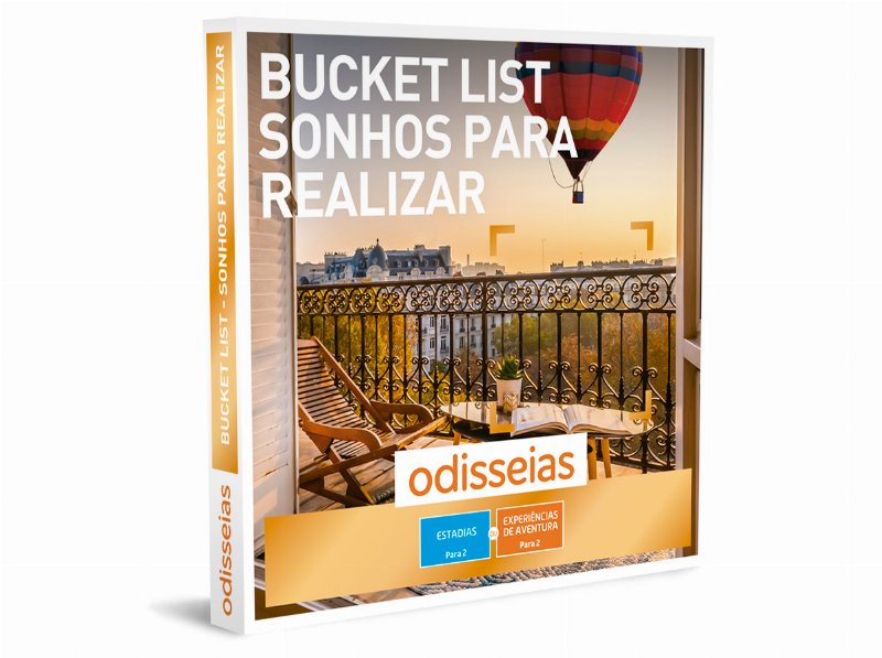 Pack Odisseias Bucket List - Sonhos Para Realizar