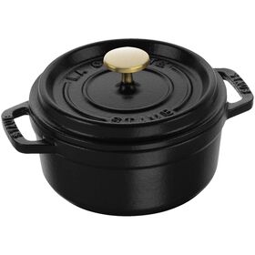 Caçarola Redondo Ferro Fundido 14Cm Preta Staub