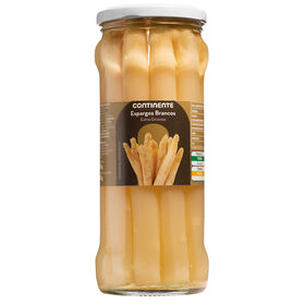 Espargos Brancos Extra Grosso Continente 530 gr (Peso Escorrido 320 gr)