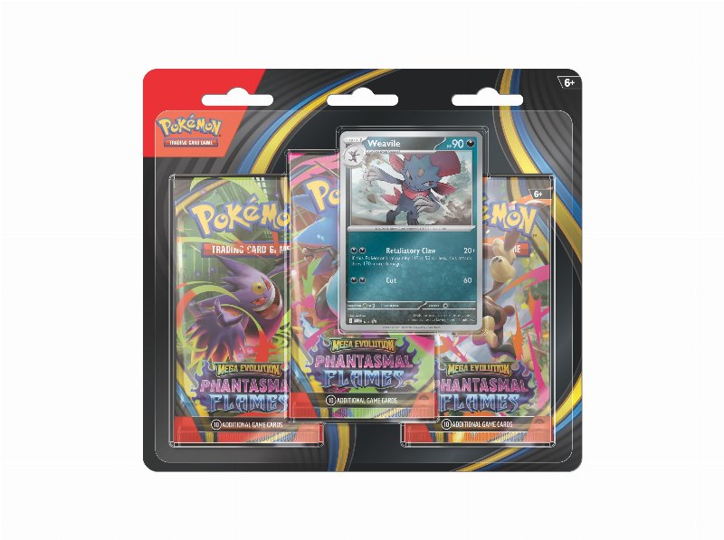Pack3 Blisters Pokémon Phantasmal Flames