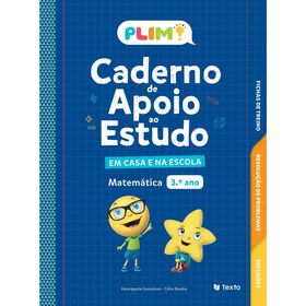 Plim! Caderno De Apoio Ao Estudo - Matemática - 3.º Ano