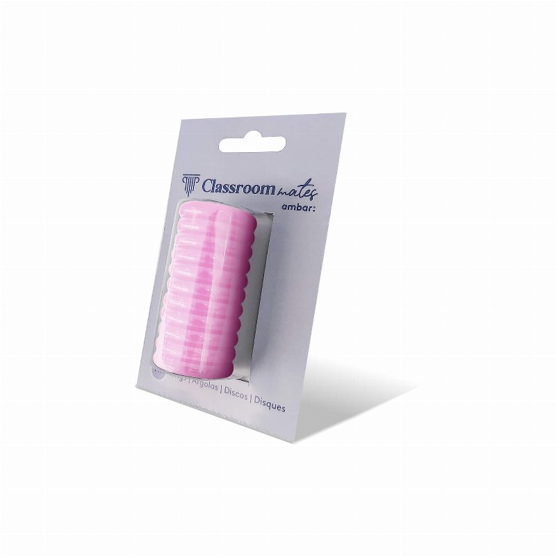 Discos Para Caderno Ambar Ecosmart Rosa 11 Unidades