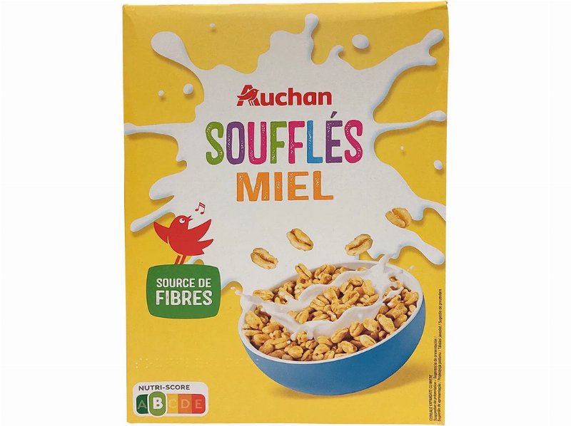 Cereais Auchan Com Mel 375 g