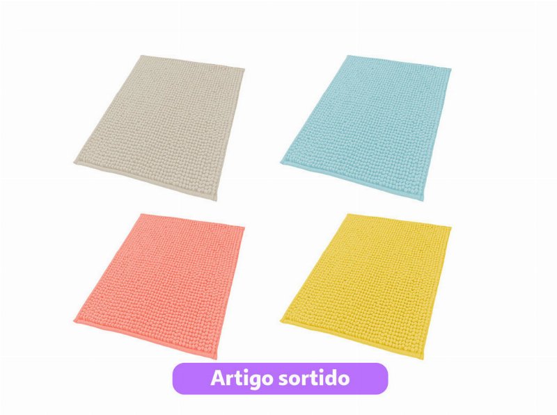 Tapete Casa De Banho Actuel Chenille 50X80Cm Cores Sortidas
