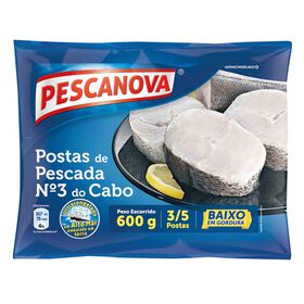 Posta De Pescada Nº 3 Do Cabo Para Cozer Ultracongelada Pescanova 600 gr