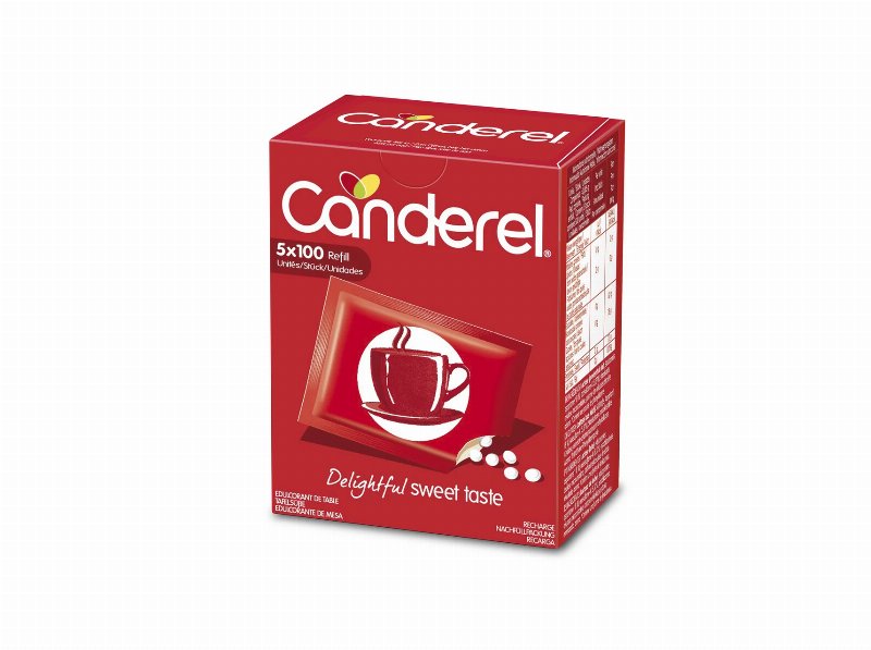 Adoçante Canderel Pastilhas Regarga 5Un X 100Un