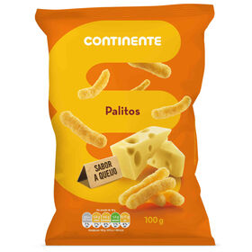 Snacks Palitos De Queijo Continente 100 gr