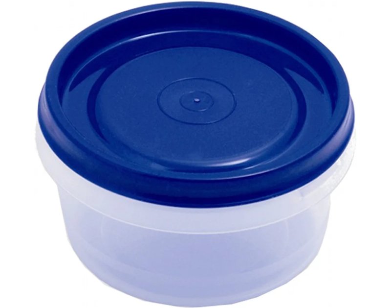 Caixa Hermética Redonda Canasta 0.2 l 10X5.5Cm