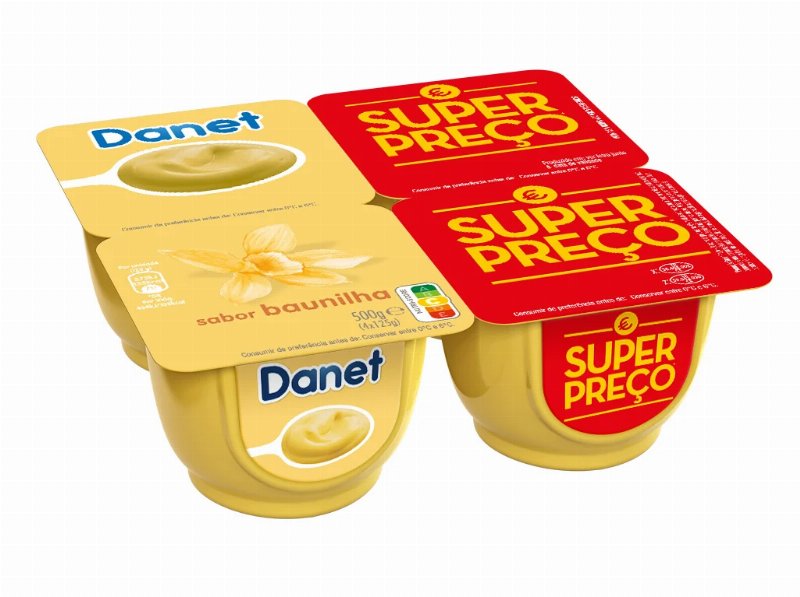 Sobremesa Danet Láctea Baunilha 4X125 g