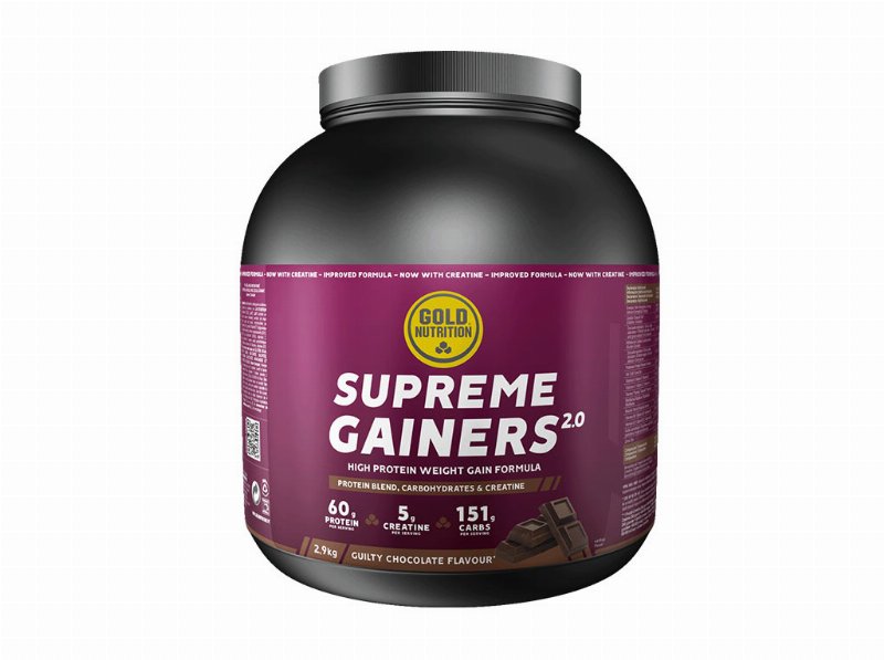 Suplemento Gold Nutrition Supreme Gainers 2.0 Choc 29 kg