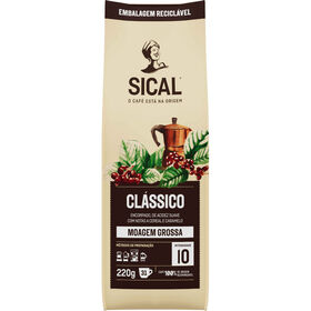 Café Moído Moagem Grossa Int 10 Sical 220 gr