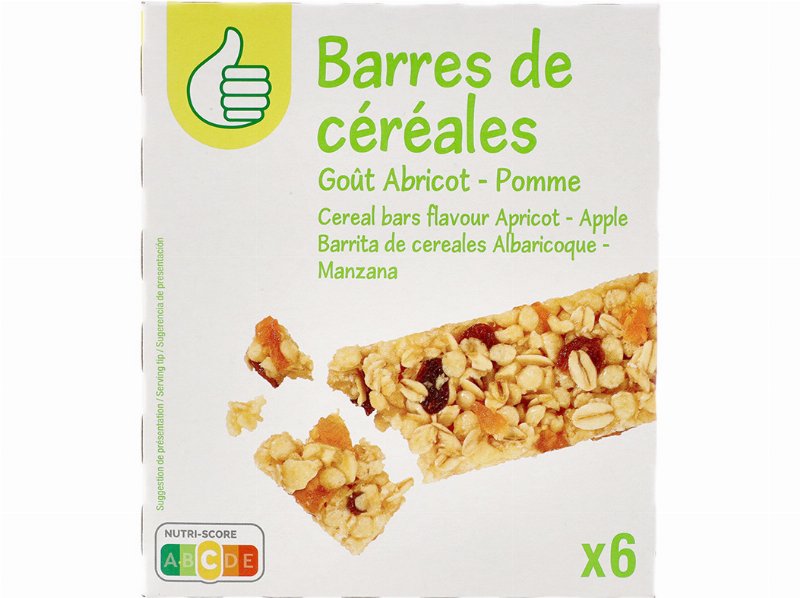 Barra De Cereais Polegar Alperce E Maçã 126 g 6Un