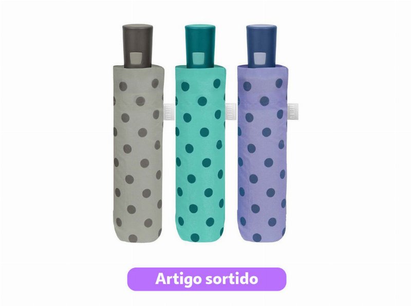 Guarda-Chuva Senhora Curto Perletti Automático Cores Sortidas
