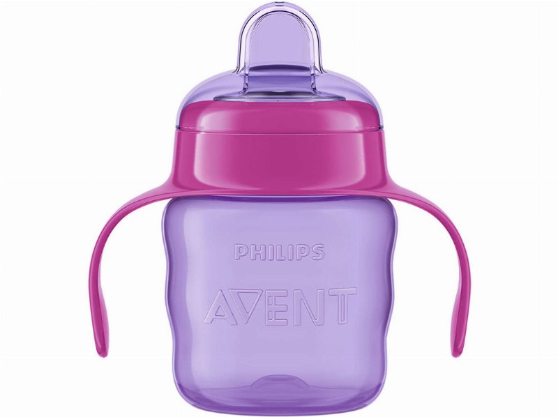 Copo Aprendizagem Avent Com Bico Rosa 6M+ 200 ml