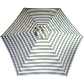 Guarda-Sol Com Manivela 300X245Cm Riscas Verdes Kasa