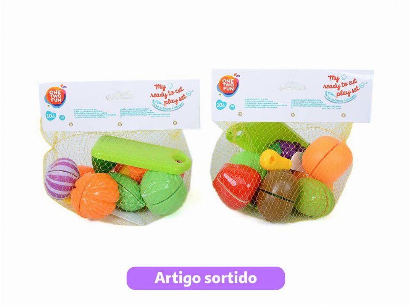 Salada De Frutas E Vegetais One Two Fun Modelos Sortidos