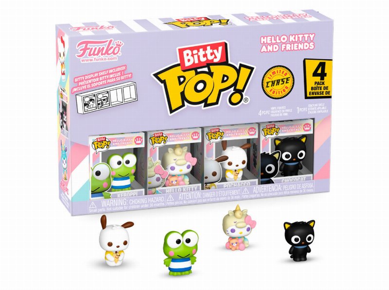 Figura Funko Bitty Pop: Sanrio- Keroppi 4Pk