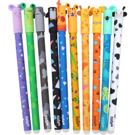 Conjunto 10 Esferográficas Tinta Apagável Animais Note!