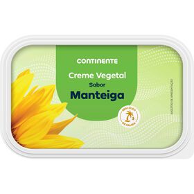 Creme Vegetal Para Barrar Sabor A Manteiga Continente 500 gr